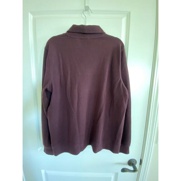Perry Ellis Men’s Large Burgundy pullover L - Picture 3 of 4